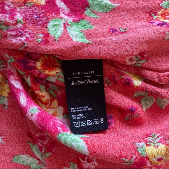 & Other Stories Floral Skirt size 6 - Picture 5 of 9